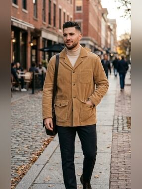 NWT Indigo Palms Denim Company Navajo Tommy Bahama Men's Corduroy Jacket…